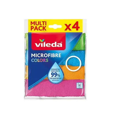 Vileda Colors, Πετσέτα μικροϊνών για όλες τις χρήσεις (4τμχ)