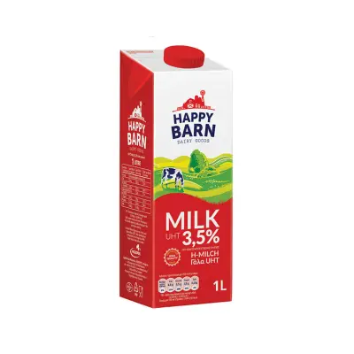 HAPPY BARN Γάλα Πλήρες 3,5' UHT 1lt