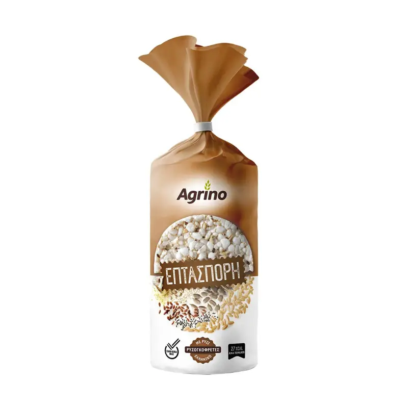 AGRINO Ρυζογκοφρέτες Επτάσπορες Χωρίς γλουτένη 100g