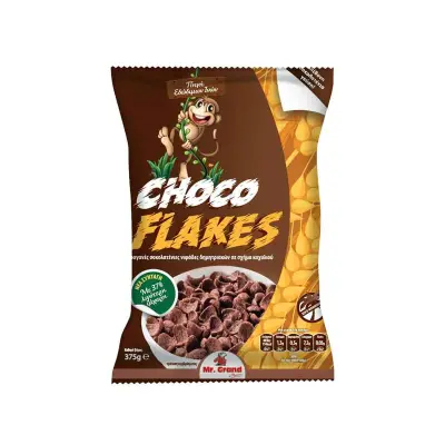 MR.GRAND Δημητριακά Choco Flakes 375γρ