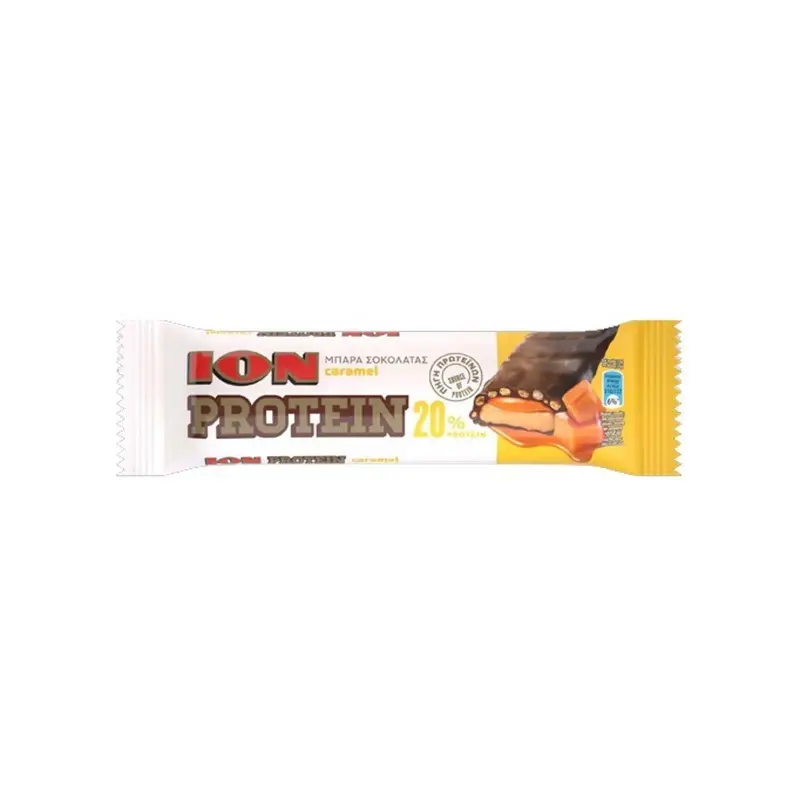 ΙΟΝ Protein Μπάρα με 20' Πρωτεΐνη & Γεύση Καραμέλα 50gr