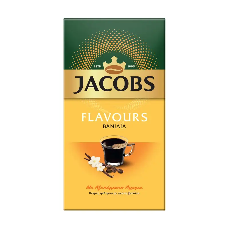 JACOBS Flavours Καφές Φίλτρου Βανίλια 250g
