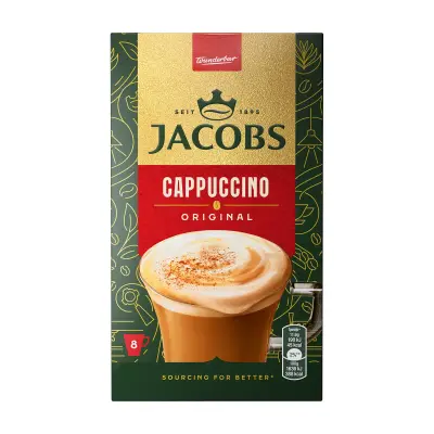 JACOBS Στιγμιαίο Ρόφημα Cappuccino Original 8×11,6g