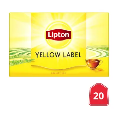 LIPTON Yellow Label Μαύρο Τσάι 20 φακελάκια x1,5g