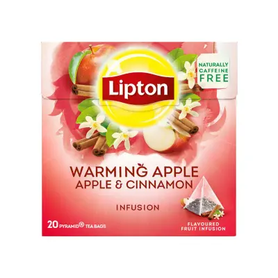 LIPTON Αφέψημα Μήλο Κανέλα Lipton (20 πυραμίδες x 2,2 g)