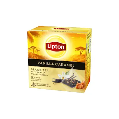 LIPTON Τσάι Μαύρο Βανίλια Καραμέλα 20×1.7gr
