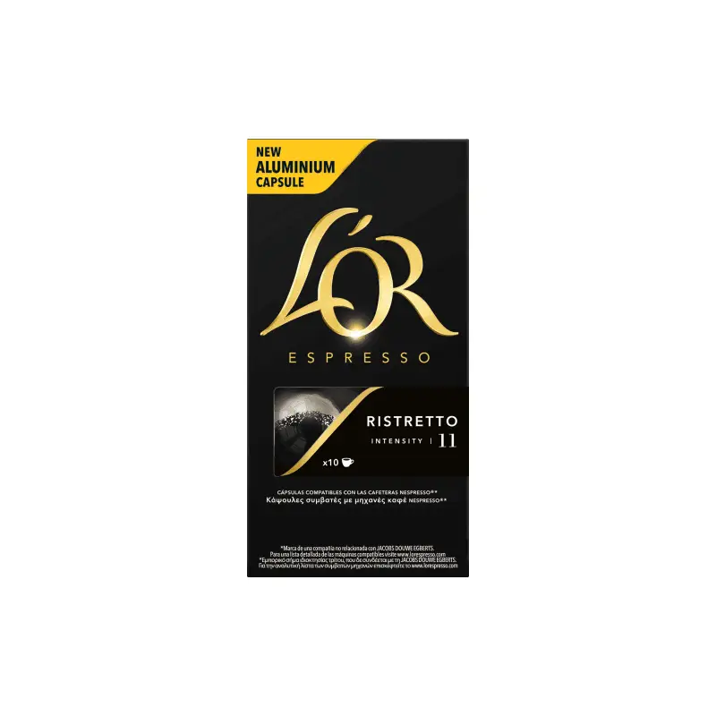 L_OR Espresso Ristretto Κάψουλες Συμβατές Με Μηχανές Nespresso 10τεμ