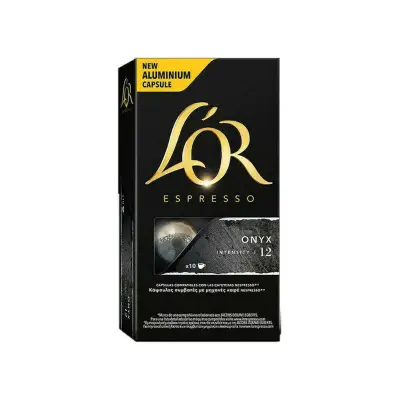 L_OR Κάψουλες Espresso Onyx Συμβατές με Μηχανή Nespresso 10caps