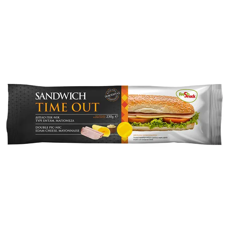 FRESH SNACK SANDWICH TIME OUT 230GR