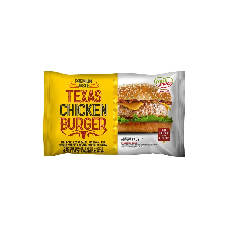 FRESH SNACK ΣΑΝΤΟΥΙΤΣ  TEXAS CHICKEN BURGER