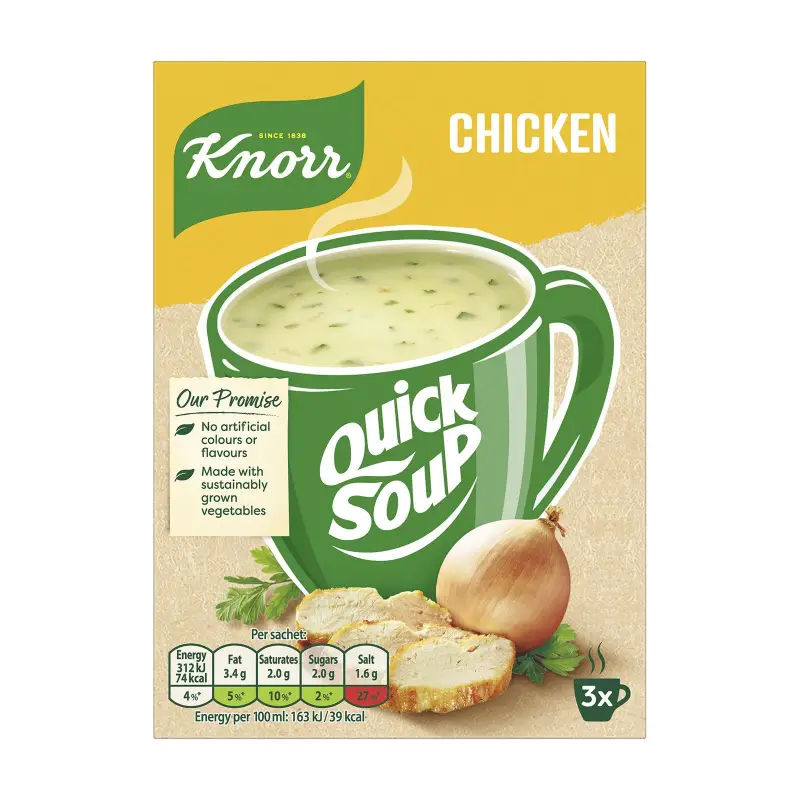 KNORR Quick Soup Κοτόσουπα 3x17g