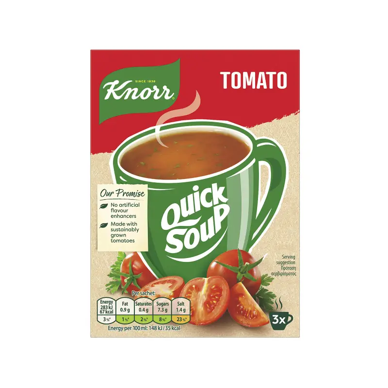 KNORR Quick Soup σούπα στιγμής τομάτας 3x20g