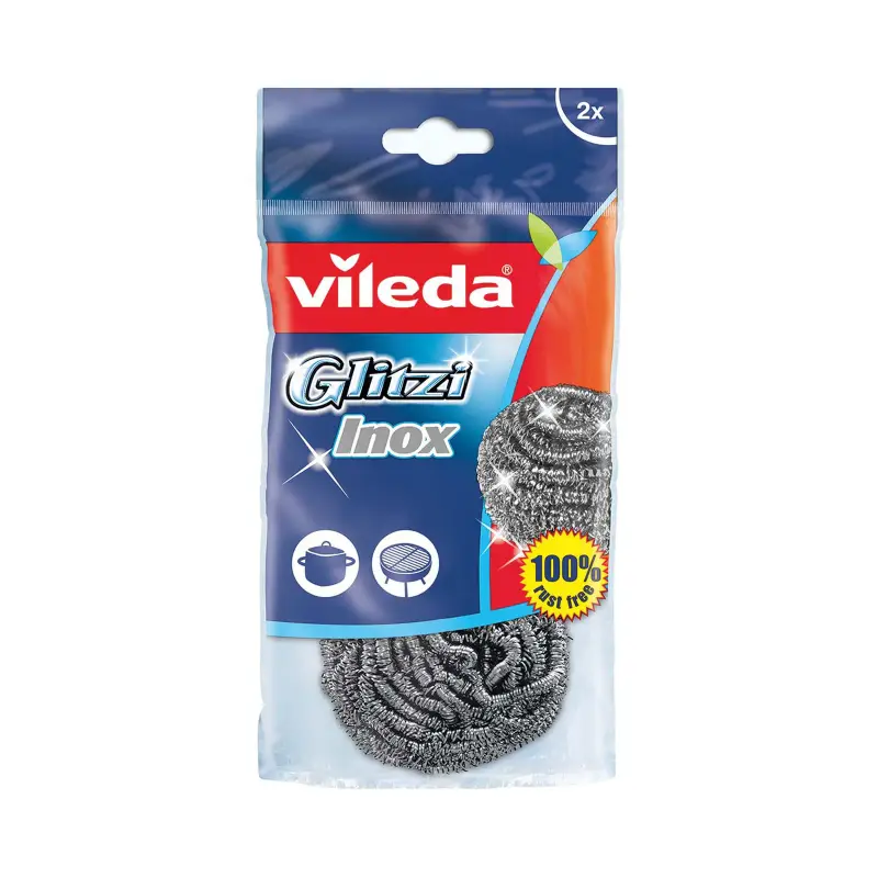 VILEDA σύρμα κουζίνας Spiral Inox 2τεμ