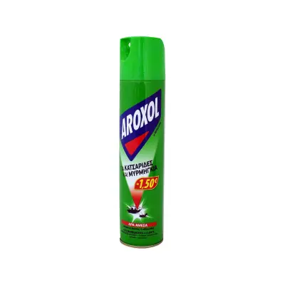 AROXOL Εντομοκτόνο Spray για Μυρμήγκια _ Κατσαρίδες 300ml
