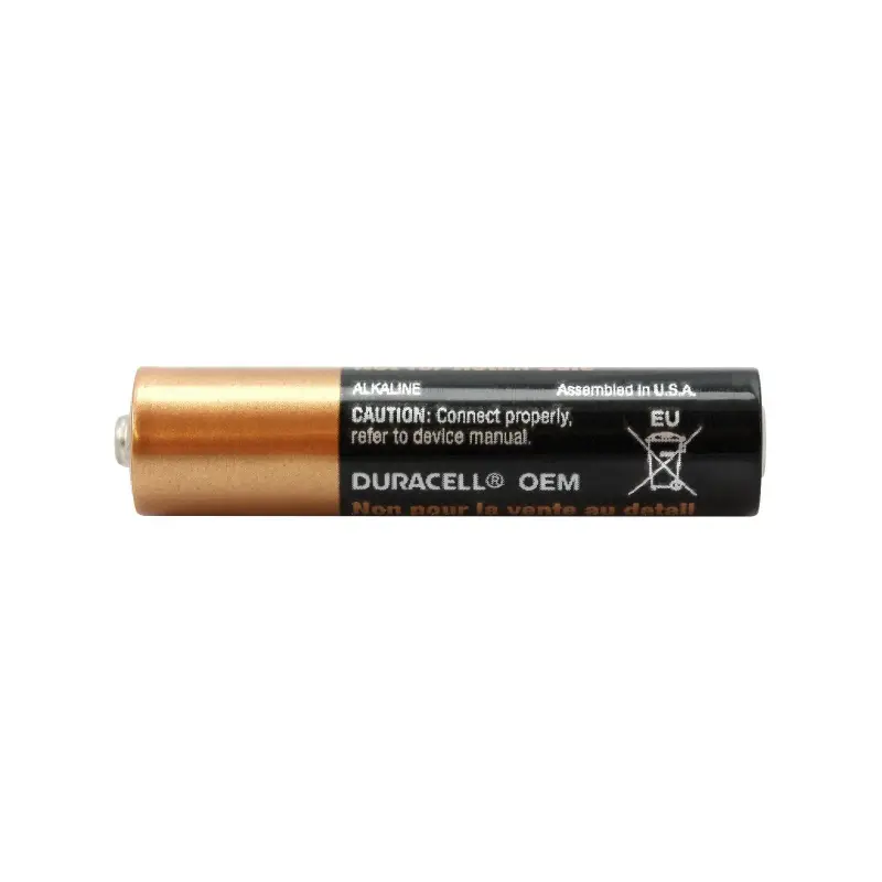 Duracell MN2400 AAA LR03 1.5V Alkaline Button Top Battery, Bulk