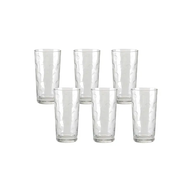 Uniglass Kyknos Σετ Ποτήρια Νερού από Γυαλί 155ml 6τμχ