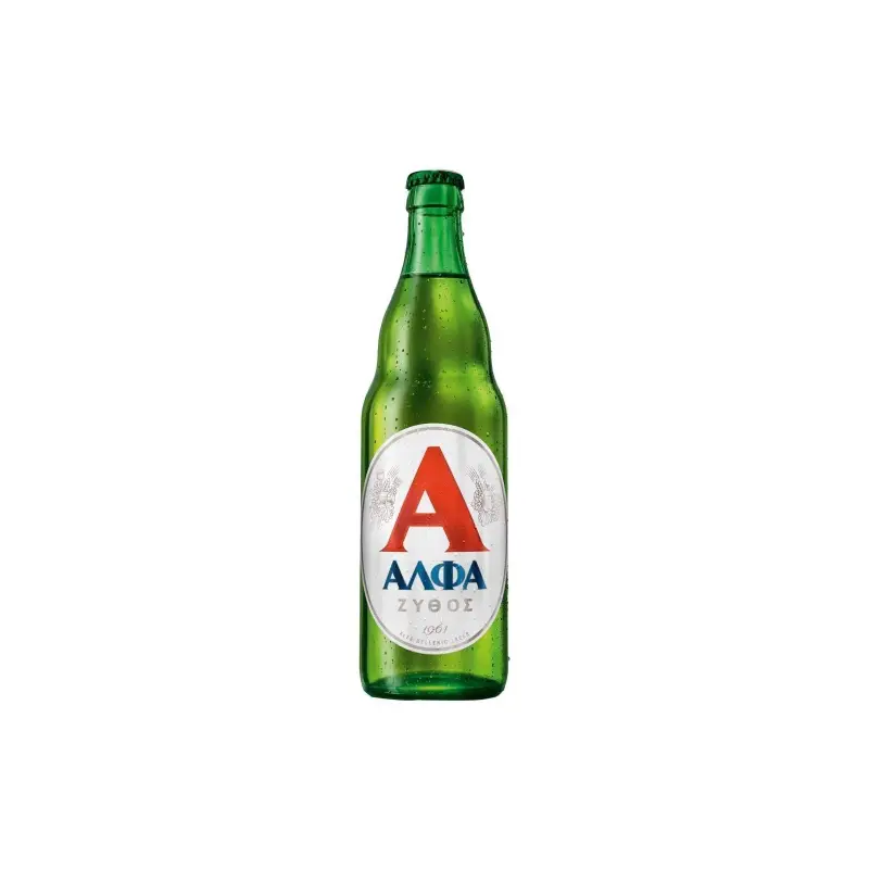 ΑΛΦΑ Μπύρα Lager Φιάλη (500ml)
