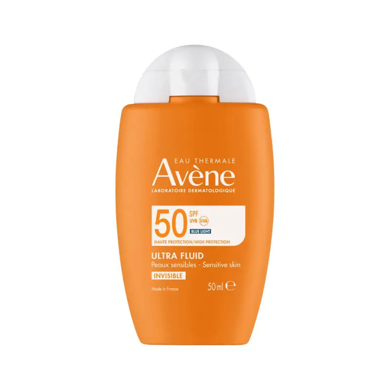AVENE Αντηλιακή φροντίδα Ευαίσθητο δέρμα ULTRA FLUID INVISIBLE 50ml