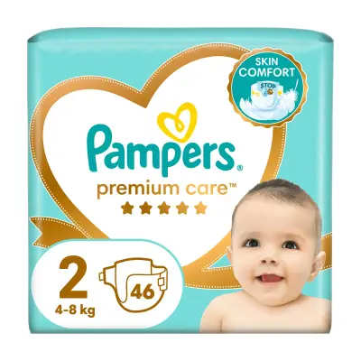 PAMPERS Premium Care Πάνες Νο2 4-8kg 46τεμ