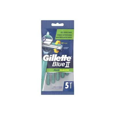 GILLETTE II Plus Slalom Ξυραφάκια Μιας Χρήσης 5τεμ