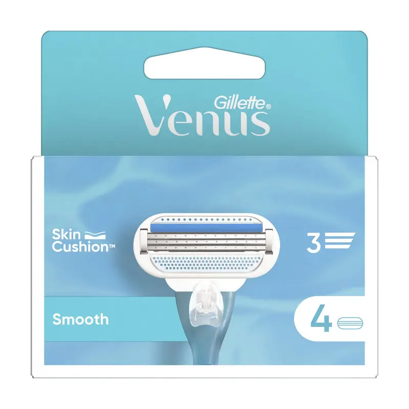 GILLETTE VENUS Ανταλλακτικές Κεφαλές Ξυρίσματος Smooth 4τεμ