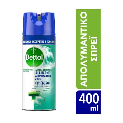 DETTOL All In One Απολυμαντικό Σπρέι Spring Waterfall 400ml