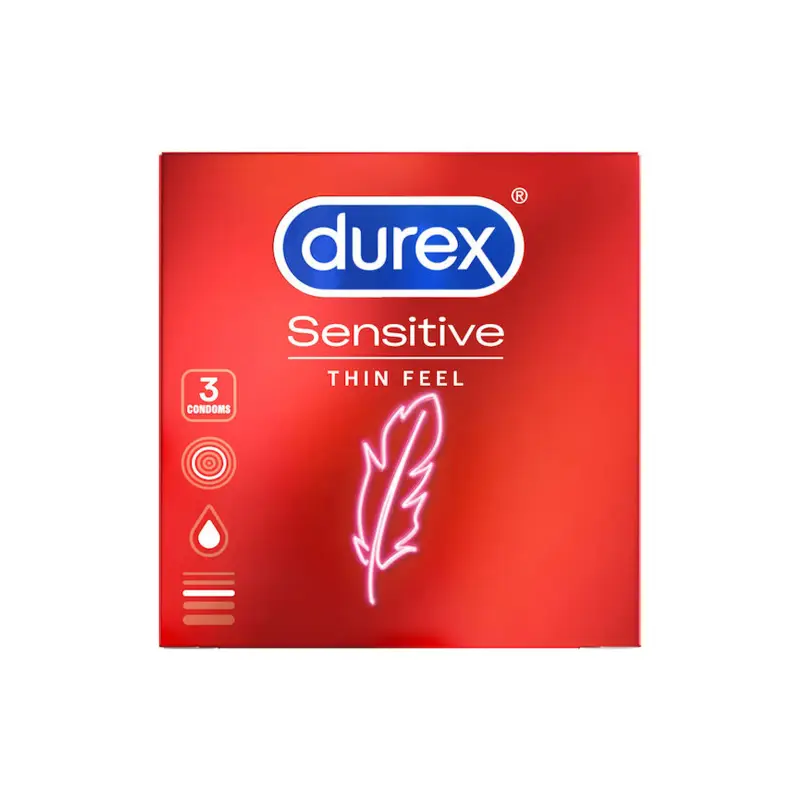 DUREX Προφυλακτικά Sensitive Λεπτά 3τμχ