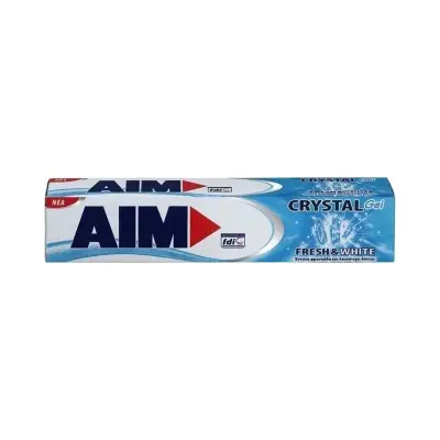 AIM Crystal Gel Fresh & White Οδοντόκρεμα για Λεύκανση 75ml