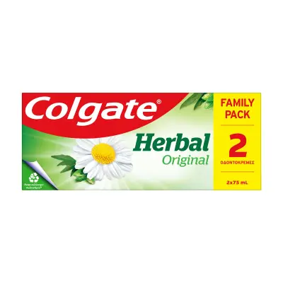 COLGATE Herbal Οδοντόκρεμα Original 2x75ml