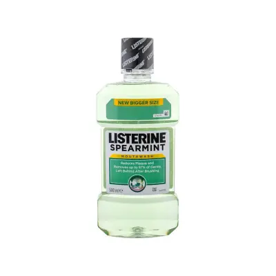 LISTERINE Spearmint Στοματικό Διάλυμα κατά της Πλάκας 600ml