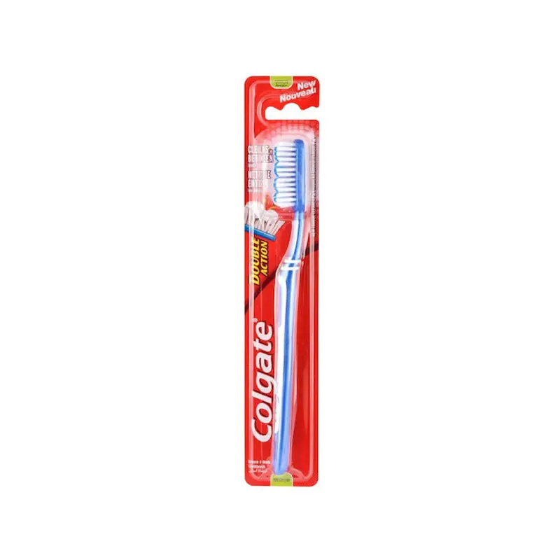 COLGATE Double Action Οδοντόβουρτσα Medium Γαλάζιο