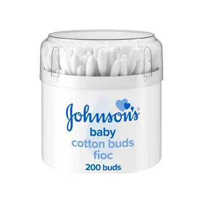JOHNSON_S Cotton Buds Μπατονέτες Βαζάκι 200τεμ