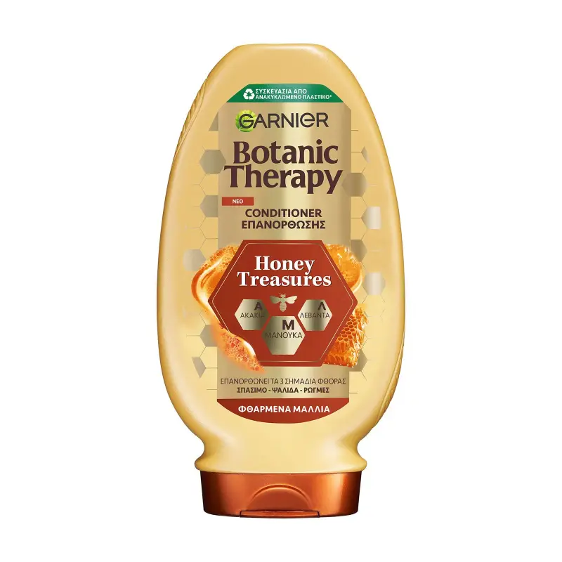 BOTANIC THERAPY Honey Treasures Κρέμα Conditioner Επανόρθωσης για Φθαρμένα Μαλλιά 200ml