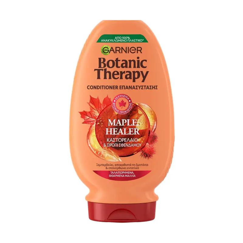 BOTANIC THERAPY Maple Healer Κρέμα Conditioner Επανασύστασης για Ταλαιπωρημένα Φθαρμένα Μαλλιά 200ml