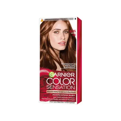 GARNIER Βαφή Μαλλιών Color Sensation 6.35 Ζεστό Καφέ