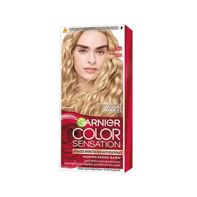 GARNIER Βαφή Μαλλιών Color Sensation 9.13 Κρυστάλλινο Ξανθό