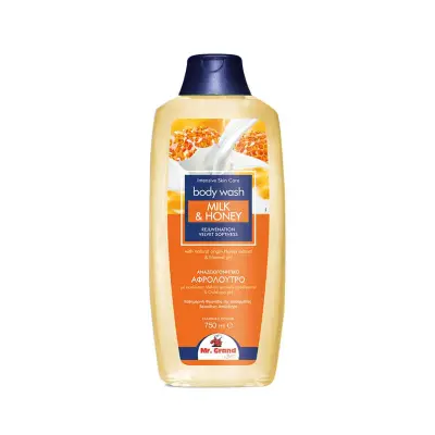 MR.GRAND Αφρόλουτρο Milk & Honey 750ml