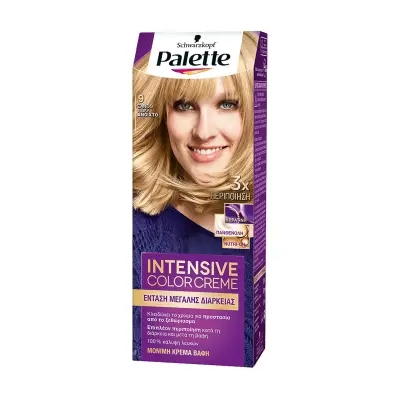 PALETTE Intensive Color Creme Βαφή Μαλλιών Νο9 Ξανθό Πολύ Ανοικτό