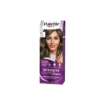 PALETTE Κρέμα Βαφή Μαλλιών No.6.1 Ξανθό Σκούρο Σαντρε
