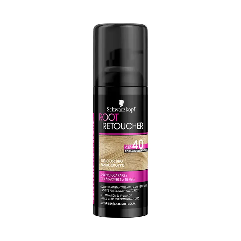 SCHWARZKOPF Spray Προσωρινής Κάλυψης Root Retoucher Ξανθό Σκούρο 120ml