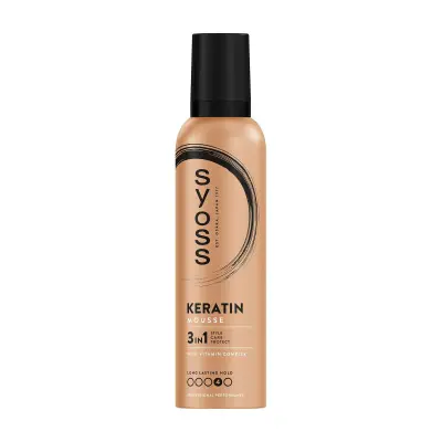 SYOSS Keratin Αφρός Μαλλιών με Έξτρα Δυνατό Κράτημα 250ml