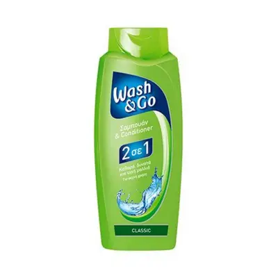 WASH & GO 2 In 1 Classic Shampoo 700ml
