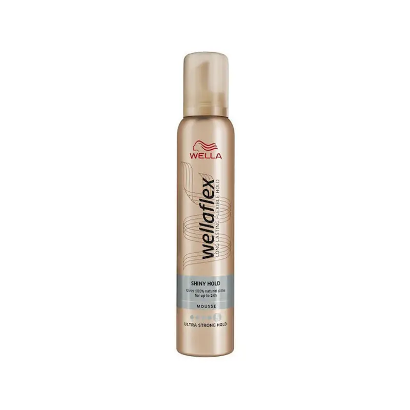 WELLA Wellaflex Shiny Hold Mousse 5 Ultra Strong Hold 200ml