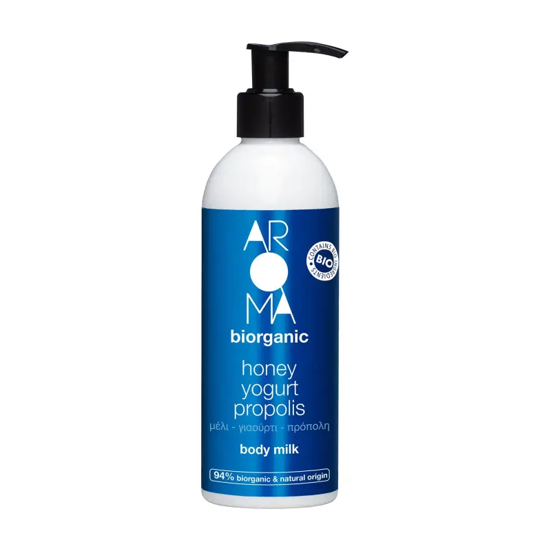 AROMA Biorganic Γαλάκτωμα Σώματος με Μέλι Γιαούρτι & Πρόπολη 300ml