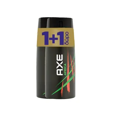 AXE Deo Spray Africa 150ml 1+1 ΔΩΡΟ