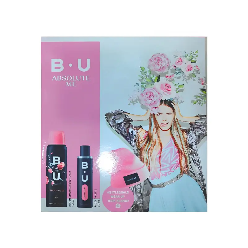 B.U. Absolute Me Eau de Toilette 50ml, Deodorant Spray 150ml & Gift Beanie