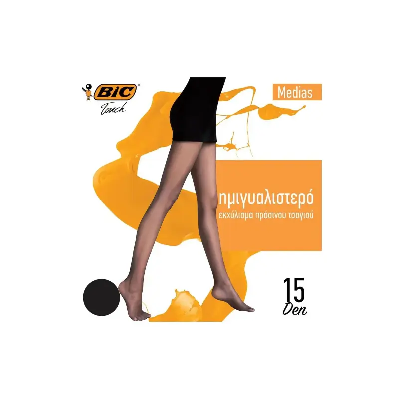 BIC Medias Καλσόν Μαύρο 15D Large