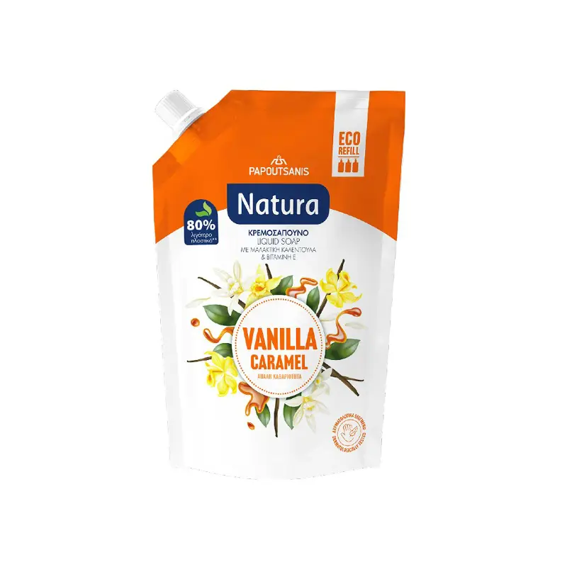 NATURA Βανίλια Καραμέλα Κρεμοσάπουνο 750ml