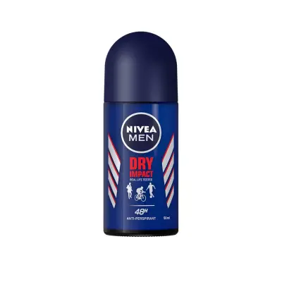 NIVEA FOR MEN Αποσμητικό Roll On Men Dry Impact 50ml