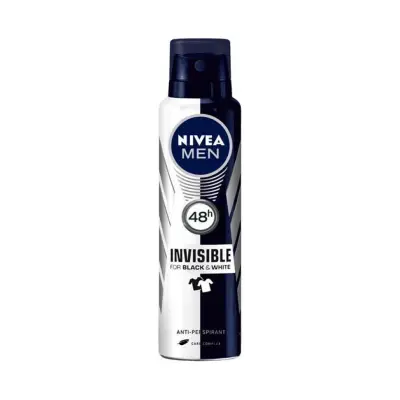 NIVEA Men Invisible for Black & White Anti-perspirant Αποσμητικό 48h σε Spray 150ml